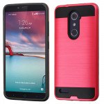 Wholesale ZTE ZMAX Pro, ZTE Z981 Armor Hybrid Case (Hot Pink)